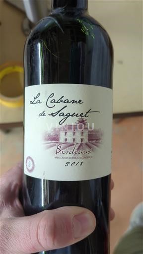 Bordeaux La Cabane de Saguet 2018