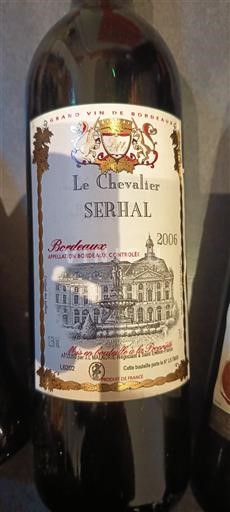 Bordeaux Le Chevalier Serhal 2006