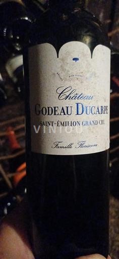 Bordeaux Saint-Émilion Grand Cru Château Godeau-Ducarpe 2014
