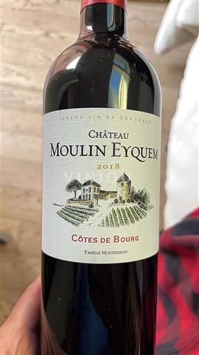 Bordeaux Côtes-de-bourg Château Moulin Eyquem 2018