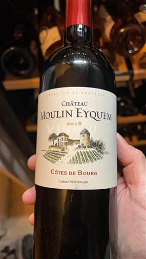 Bordoja Côtes-de-bourg Château Moulin Eyquem 2018