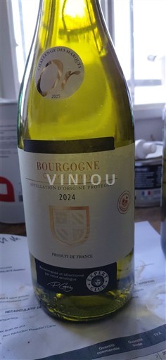 Burgundi Bourgogne Chardonnay Challenge des Marquis Or 2025 2024