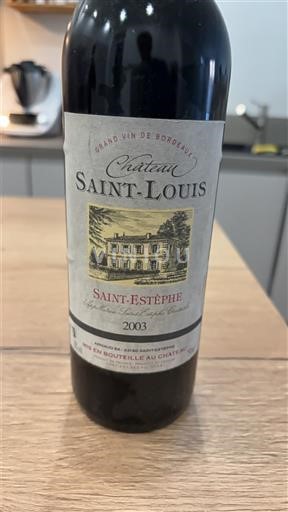 Burdeos Saint-Estèphe Château Saint-Louis 2003