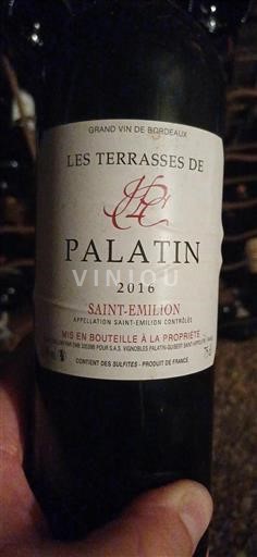Bordeaux Saint-Émilion Les Terrasses de Palatin 2016