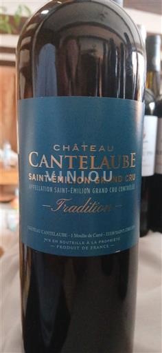 Bordeaux Saint-Émilion Grand Cru Grand Cru Château Cantelaube Tradition 2019