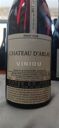 Jura Côtes-du-jura Château Arlay Pinot Noir 2011