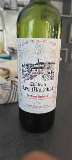 Bordeaux Bordeaux Supérieur Château Les Marcottes 2024
