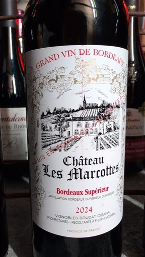 Bordéus Bordeaux Superior Château Les Marcottes 2024