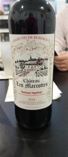 Bordeaux Bordeaux Supérieur Château Les Marcottes 2024