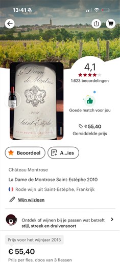 Bordeaux Saint-Estèphe Château Montrose La Dame de Montrose 2010