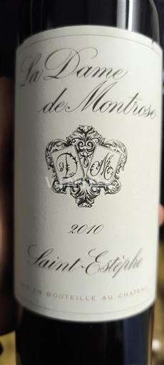 Bordeaux Saint-Estèphe Château Montrose La Dame de Montrose 2010