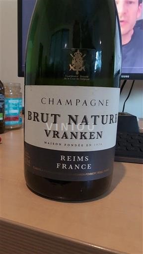 Champaña Champán Vranken Brut Nature Sin añada