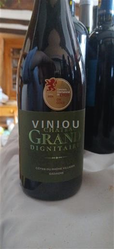 Valle del Rodano Côtes-du-rhône-villages Château Grand Dignitaire Gadagne 2023