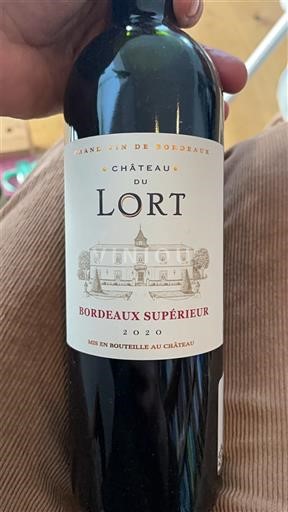 Bordeaux Bordeaux Supérieur Château Lort 2020