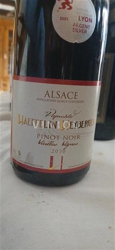 Alsace Pinot noir Vignoble Haeffelin-Heyberger Pinot Noir Vieilles Vignes 2020
