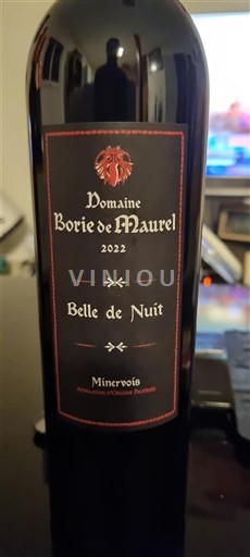 Languedoc Minervois Domaine Borie de Maurel Belle de Nuit 2022