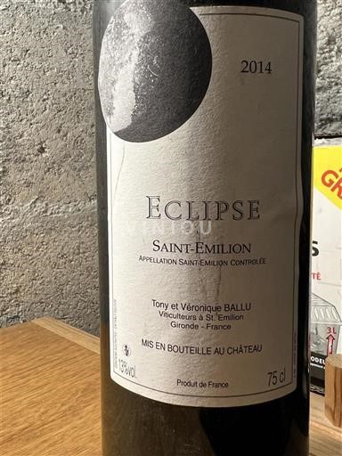 Bordeaux Saint-Émilion Tony et Véronique Ballu Eclipse 2014