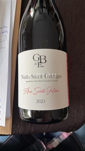 Burgundy Nuits-Saint-Georges GB & Filles Aux Saints Julien 2023