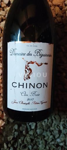 Thung lũng sông Loire Chinon Domaine Des Béguineries Clos Baie 2017