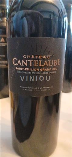 Bordeaux Saint-Émilion Grand Cru Grand Cru Château Cantelaube 2017