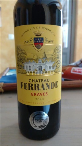 Bordeaux Graves Château Ferrande 2023