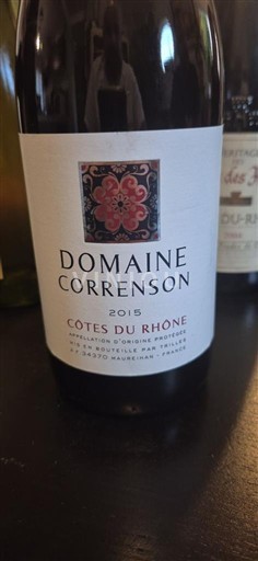 Rhône Valley Côtes-du-Rhône Domaine Correnson 2015
