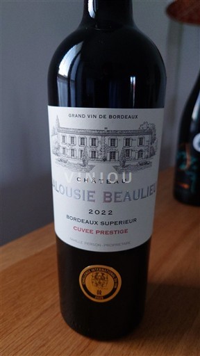 Bordeaux Bordeaux Supérieur Château Jalousie Beaulieu Prestige 2022