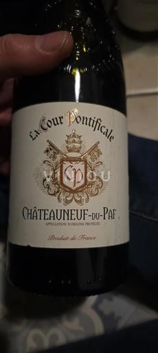 Rona dolina Châteauneuf-du-Pape La Cour Pontificale Neleten.