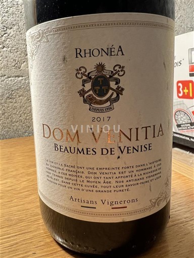 Rhône Valley Beaumes de Venise Rhonéa Dom Venitia 2017