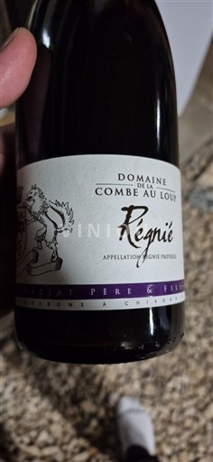 Beaujolais Régnié Domaine Combe au Loup 2021