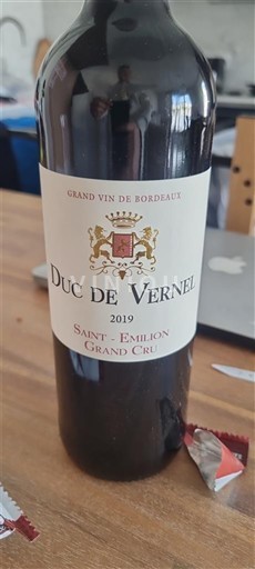 Bordeaux Saint-Émilion Grand Cru Grand Cru Duc de Vernel 2019