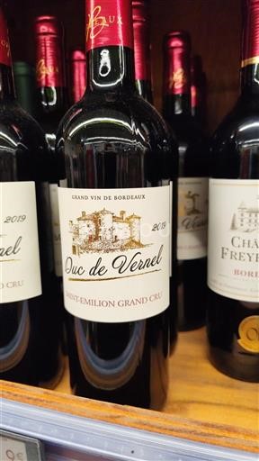 Bordeaux Saint-Émilion Grand Cru Grand Cru Duc de Vernel 2019