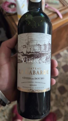 Burdeos Côtes-de-bourg Château La Gabarde 2020