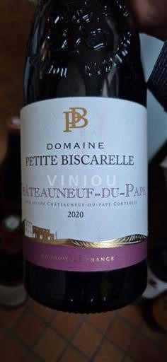 Valle del Rodano Châteauneuf-du-Pape Domaine Petite Biscarelle 2020