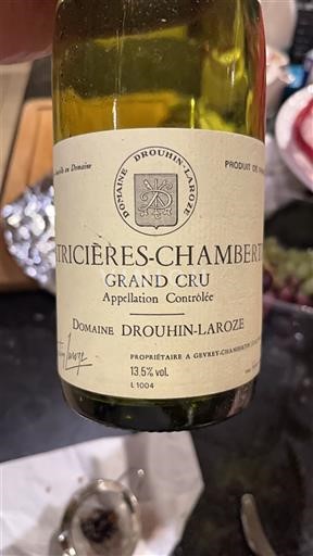 Borgogna Latricières-chambertin Grand Cru Domaine Drouhin-Laroze 1991