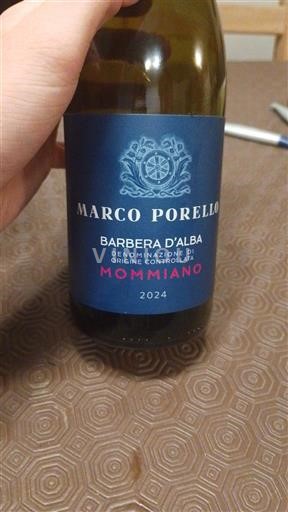 Piedmont Wines Barbera d'Alba Marco Porello Mommiano 2024