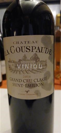 Bordeaux Saint-Émilion Grand Cru Château La Couspaude 2016