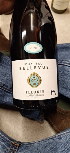 Beaujolais Fleurie. Château Bellevue Montganais 2020