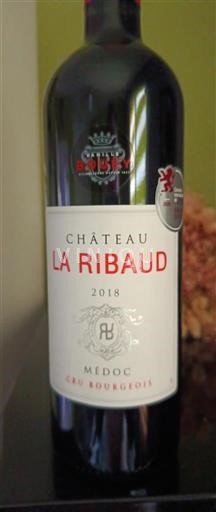 Bordeaux Médoc Cru Bourgeois Château La Ribaud 2018