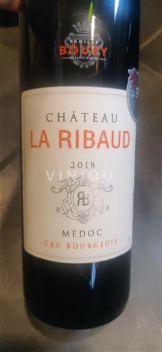 Bordeaux Médoc Cru Bourgeois Château La Ribaud 2018
