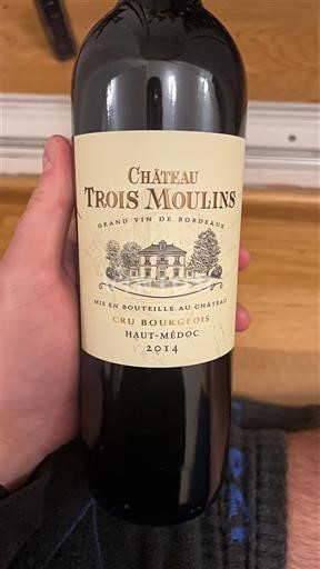 Bordeaux Haut-Médoc Cru Bourgeois Château Trois Moulins 2014