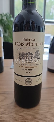 Bordeaux Haut-Médoc Cru Bourgeois Château Trois Moulins 2014