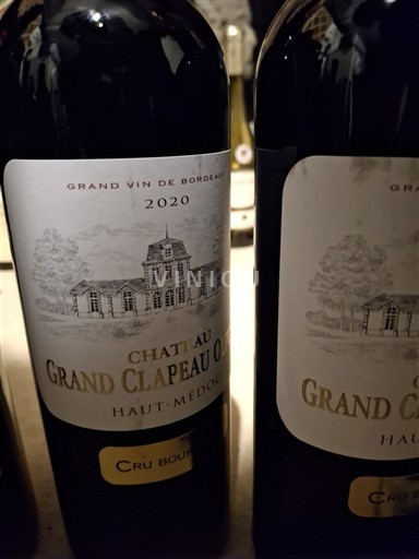 Bordeaux Haut-Médoc Cru Bourgeois Château Grand Clapeau Olivier 2020