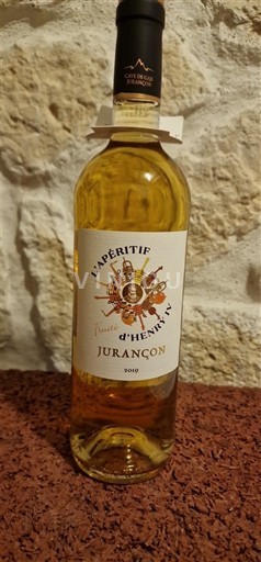 Sudoeste Jurançon Cave de Gan Jurançon L'Apéritif d'Henri IV 2009