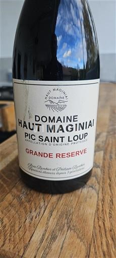 Languedoc Pic-saint-loup Domaine Haut Maginai Grande Réserve Ei vuosikertaa