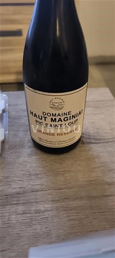 Languedoque Pic-saint-loup Domaine Haut Maginai Grande Réserve Não Sazonado