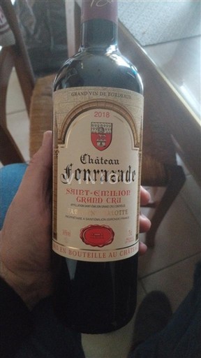 Bordeaux Saint-Émilion Grand Cru Grand Cru Château Fonrazade 2018
