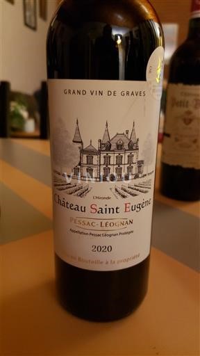 Bordeaux Pessac-Léognan Château Saint Eugène L'Hirondelle 2020