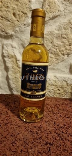 Bordeaux Sauternes Le Tertre du Lys Or d'Exception 2016