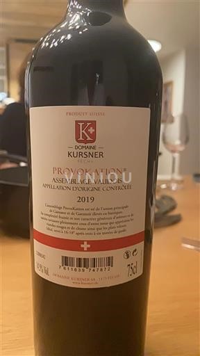 Vaud Domaine Kursner Provokation 2019